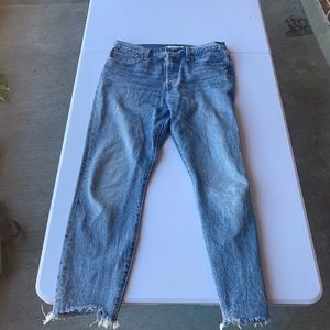 Levi’s High Waisted Straight Leg Wedgie Jean
